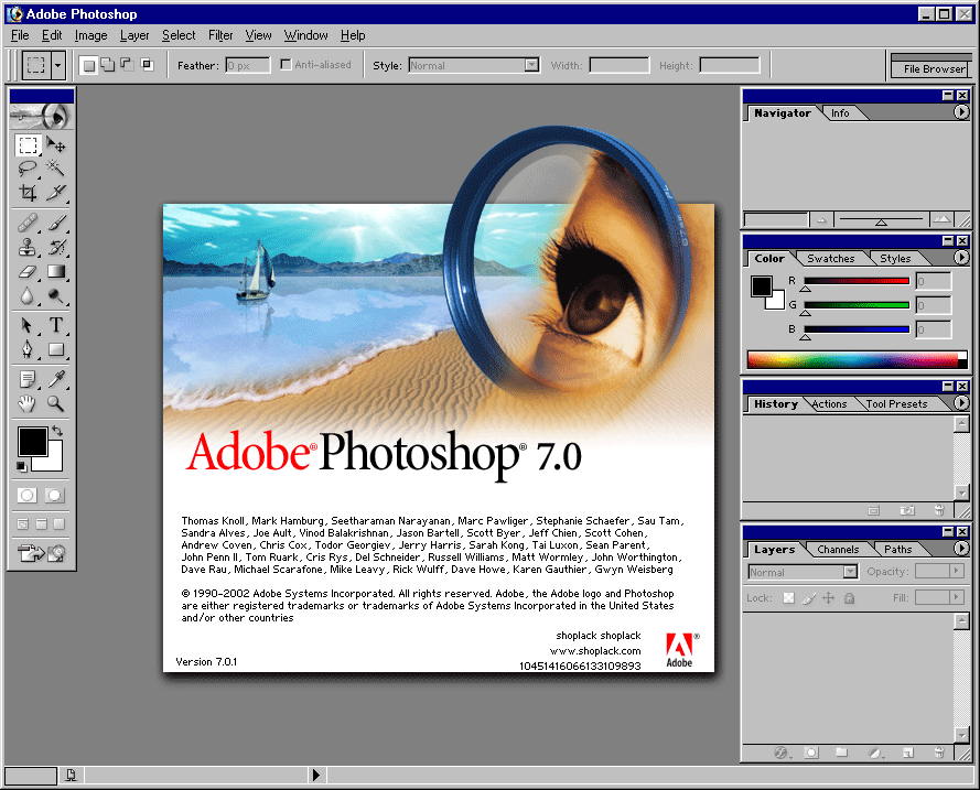 adobe photoshop 7.0 me