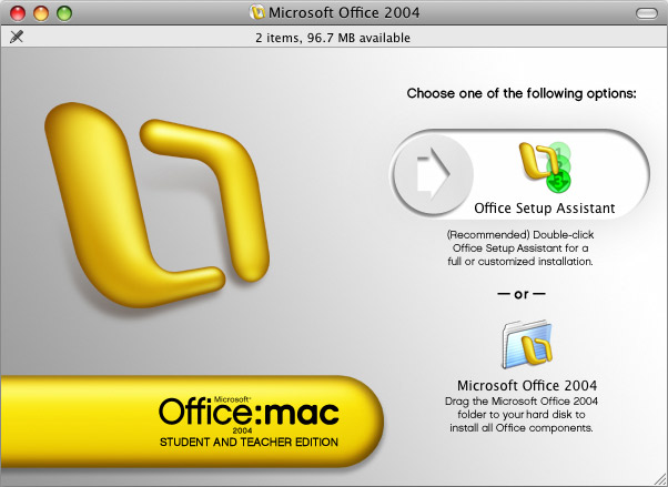 microsoft office mac 2004 for osx